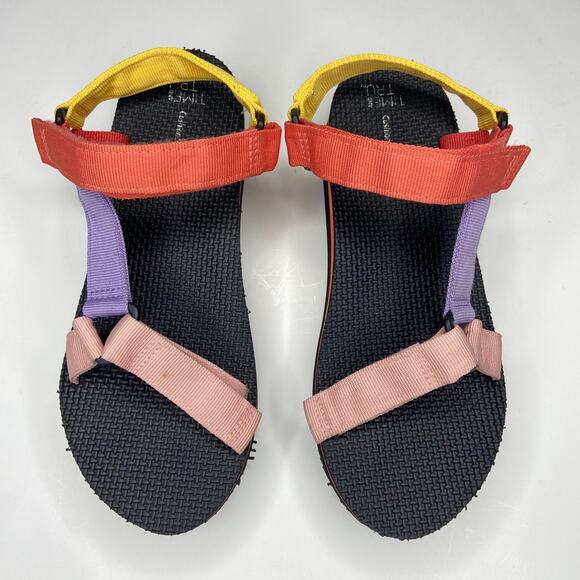 Women’s Time and Tru Cushion Sole Platform Velcro Sandals - Picture 2 of 8